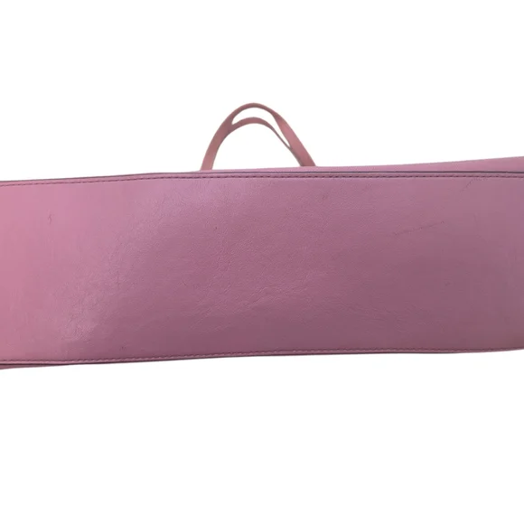 Rare Vintage Coach Mauve and Brown Signature Tote Purse Or Small Laptop Bag - Picture 11 of 17